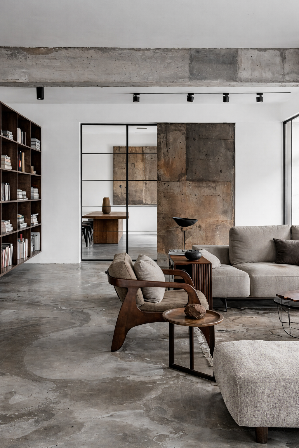 Soft brutalism — jak urządzić wnętrze? Materiały, paleta i zasady