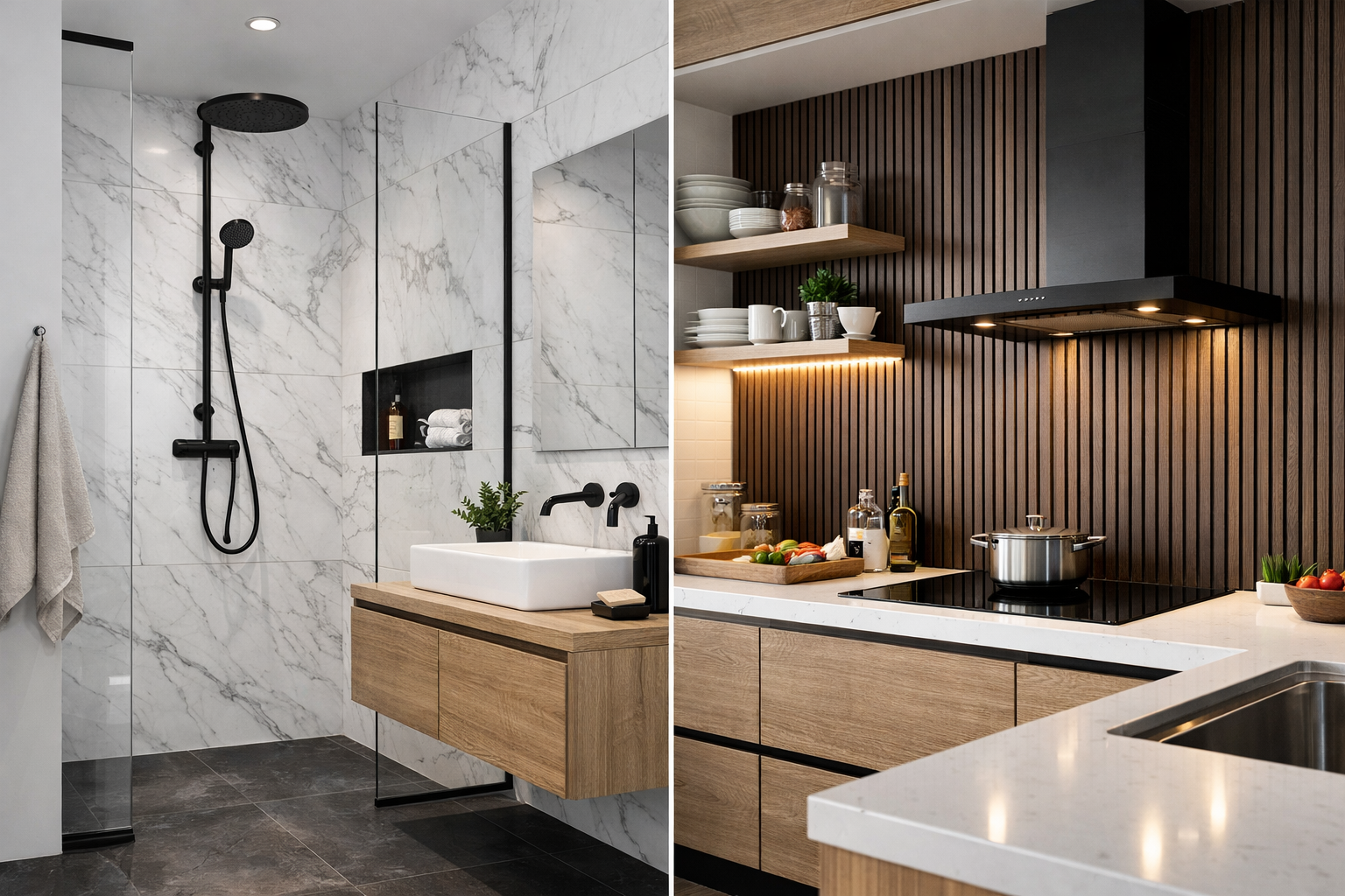 Płyty WPC do łazienki i kuchni – czy się nadają? Porównanie, montaż, opinie 2026