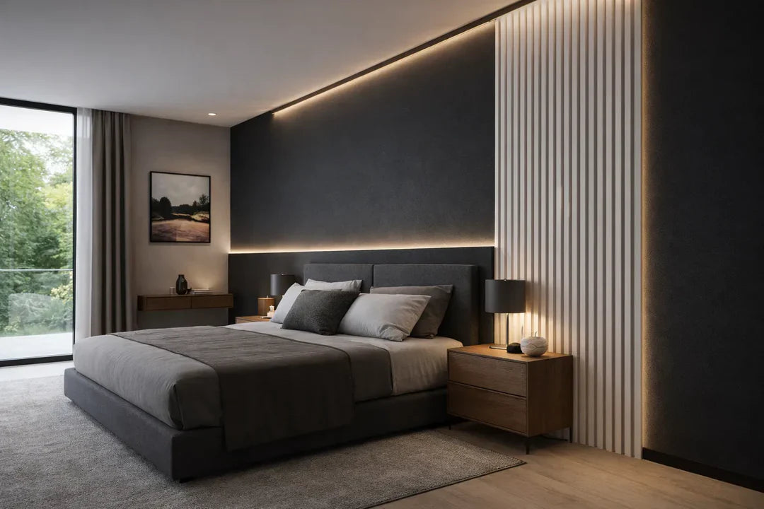 Ściana za łóżkiem — 7 pomysłów na różne budżety