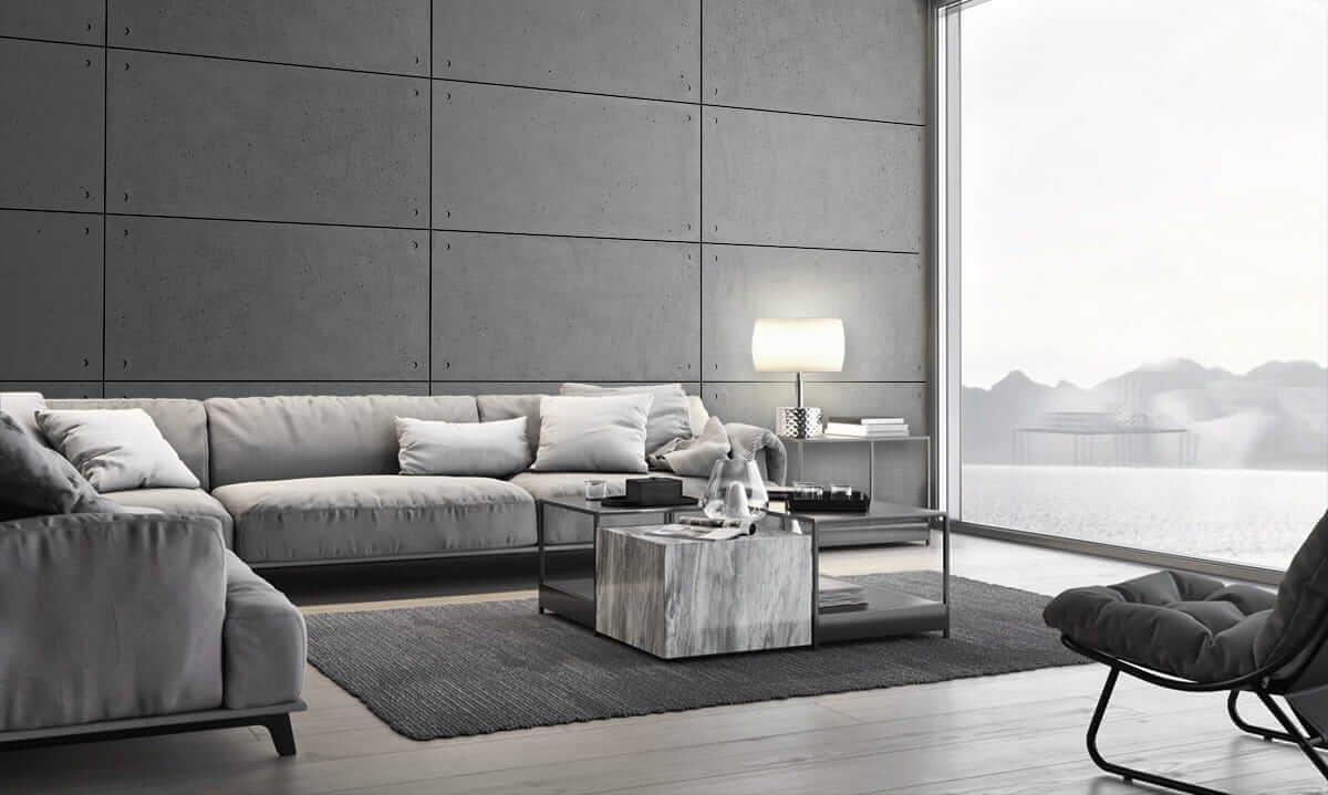 Beton architektoniczny Hollow 60×120 cm - elevante - Wall Decor