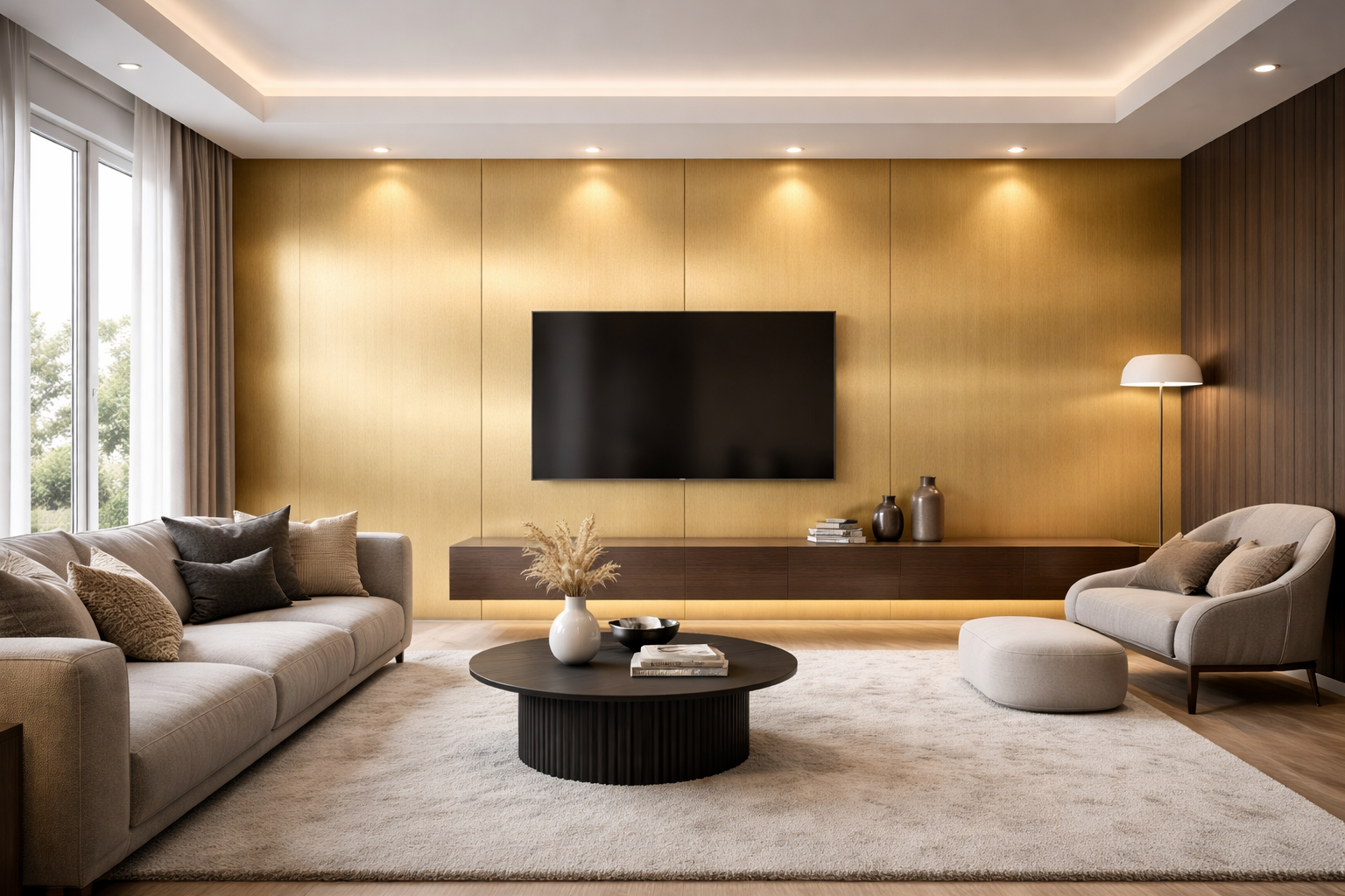 Płyta ścienna WPC – Szampańska Poświata 705 - elevante - Wall Decor