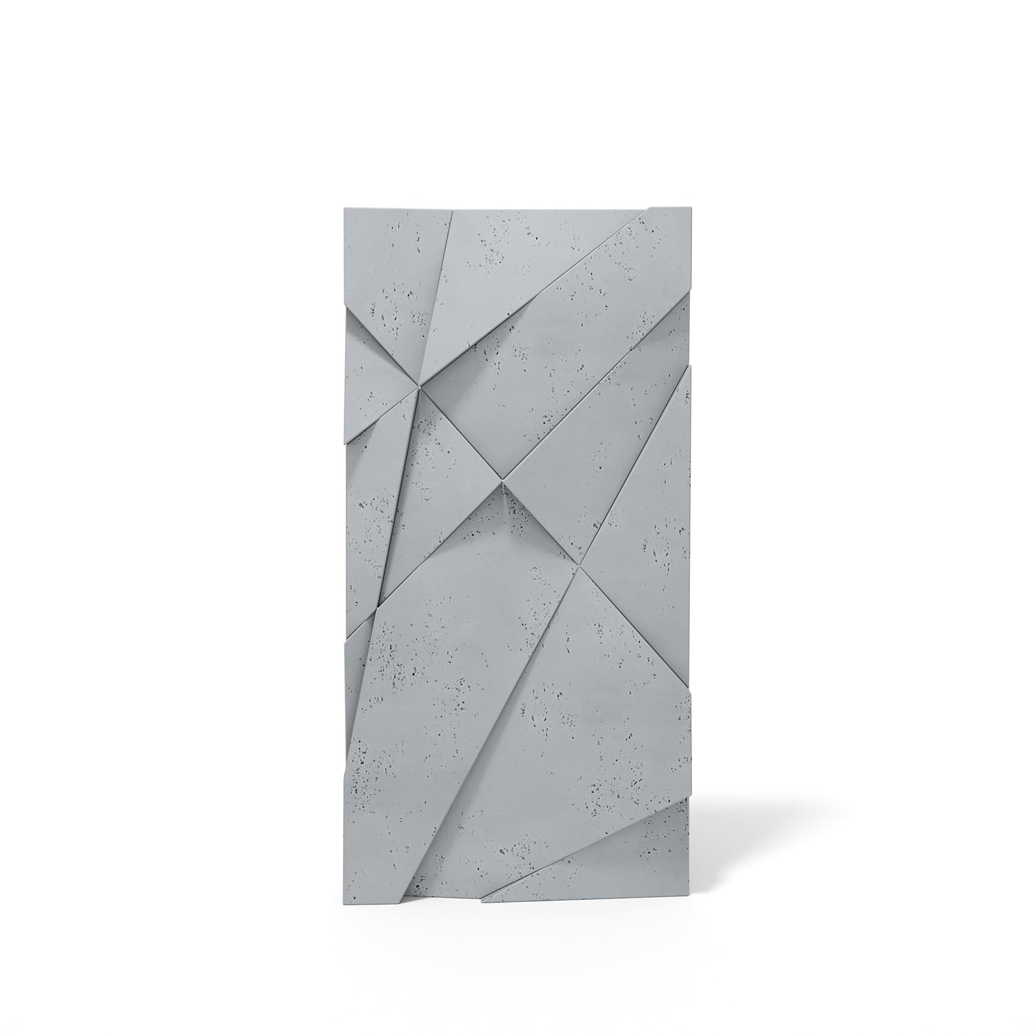 VT – PB05 Geometric Cliff (ASH GRAY S96) – Panel z Betonu Architektonicznego 3D do Przestrzeni Loft