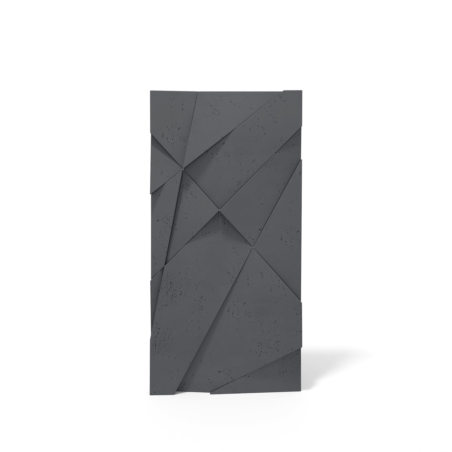 VT – PB05 Geometric Cliff (BLACK B15) – Panel w Kolorze Black jako Designerska Ściana 3D