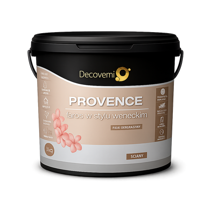 PROVENCE – Glinka Wenecka na ścianie