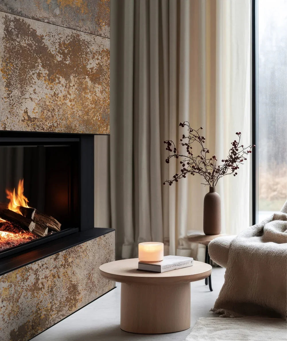 DS - (cappuccino corten) - płyta beton architektoniczny ultralekka - elevante - Wall Decor