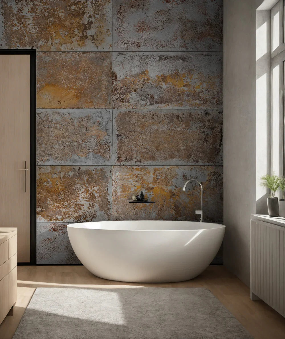 DS - (szary corten) - Płyta beton architektoniczny ultralekka - elevante - Wall Decor