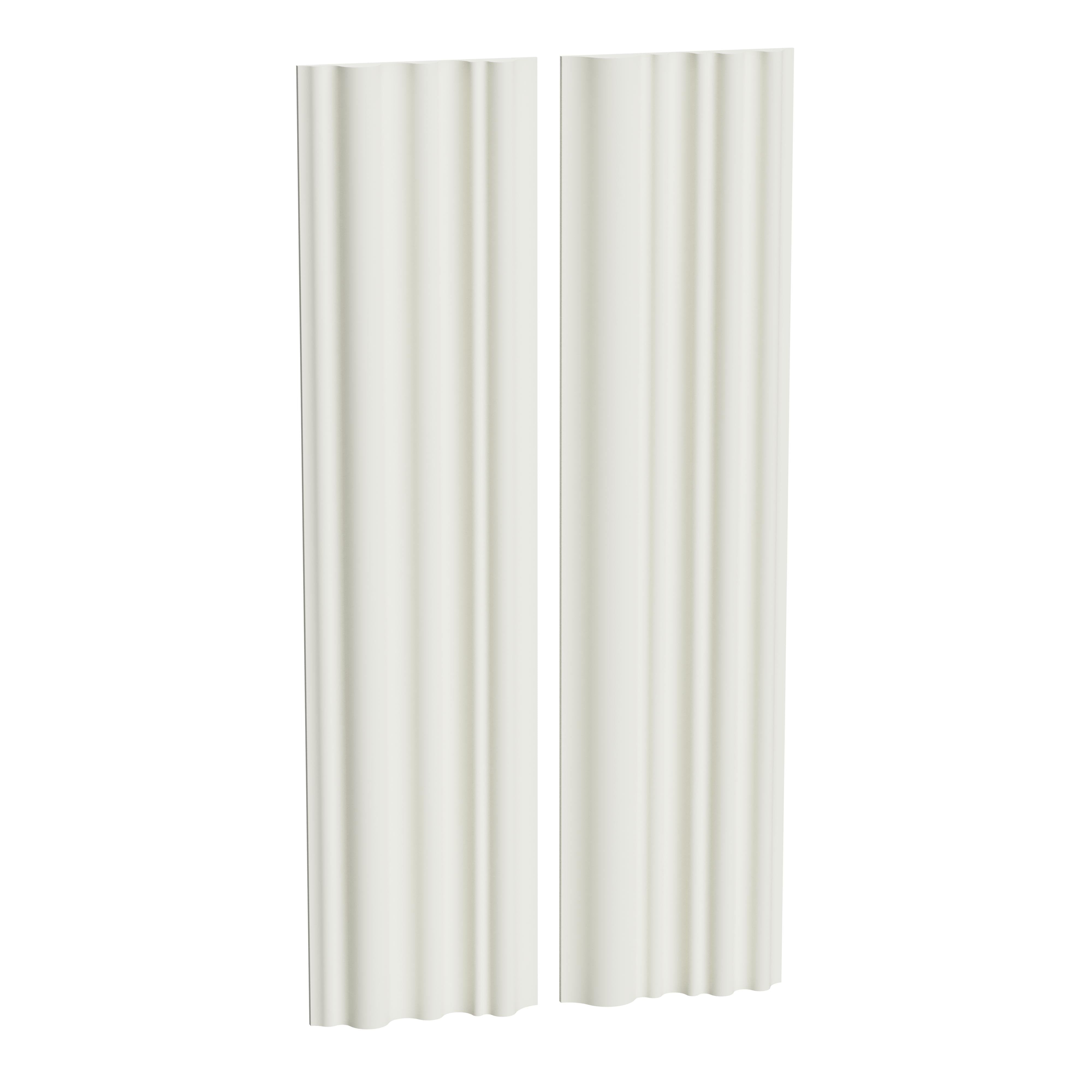 Panel Dekoracyjny 3D Foss – Falisty Panel Gipsowy Ścienny | Nowoczesna Ściana Premium Fostilo