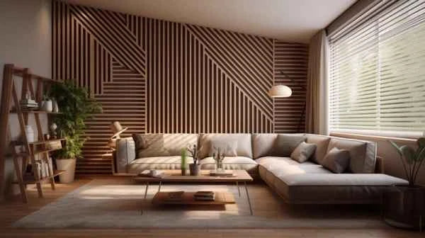 Lamele na filcu - 12x28 mm - 10 sztuk - moduł: 51,5 cm x 275 cm - Dąb Naturalny Wotan