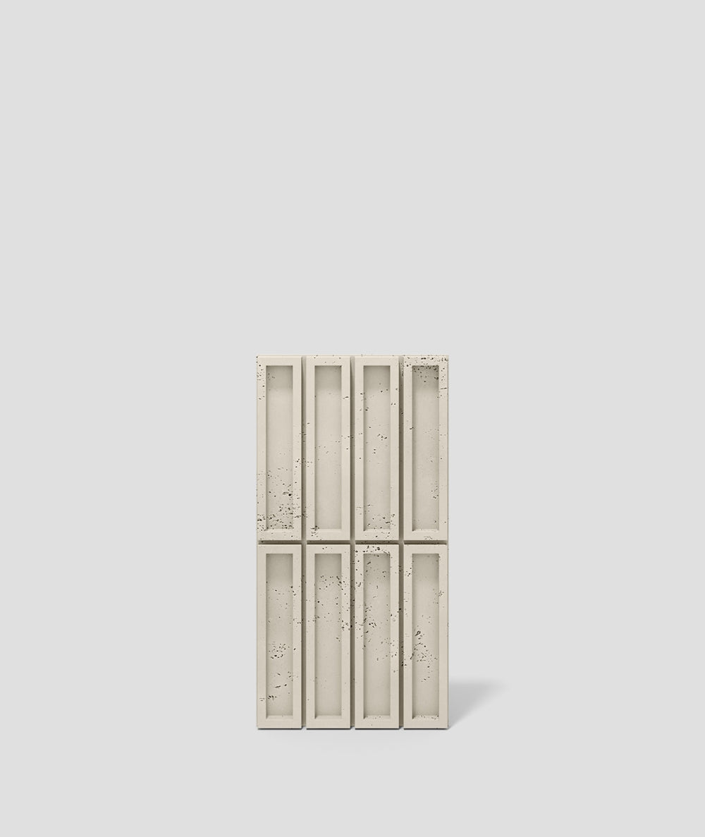 VT - PB51 (KS IVORY) – Jasny Panel Betonowy 3D Ivory do Minimalistycznych Aranżacji