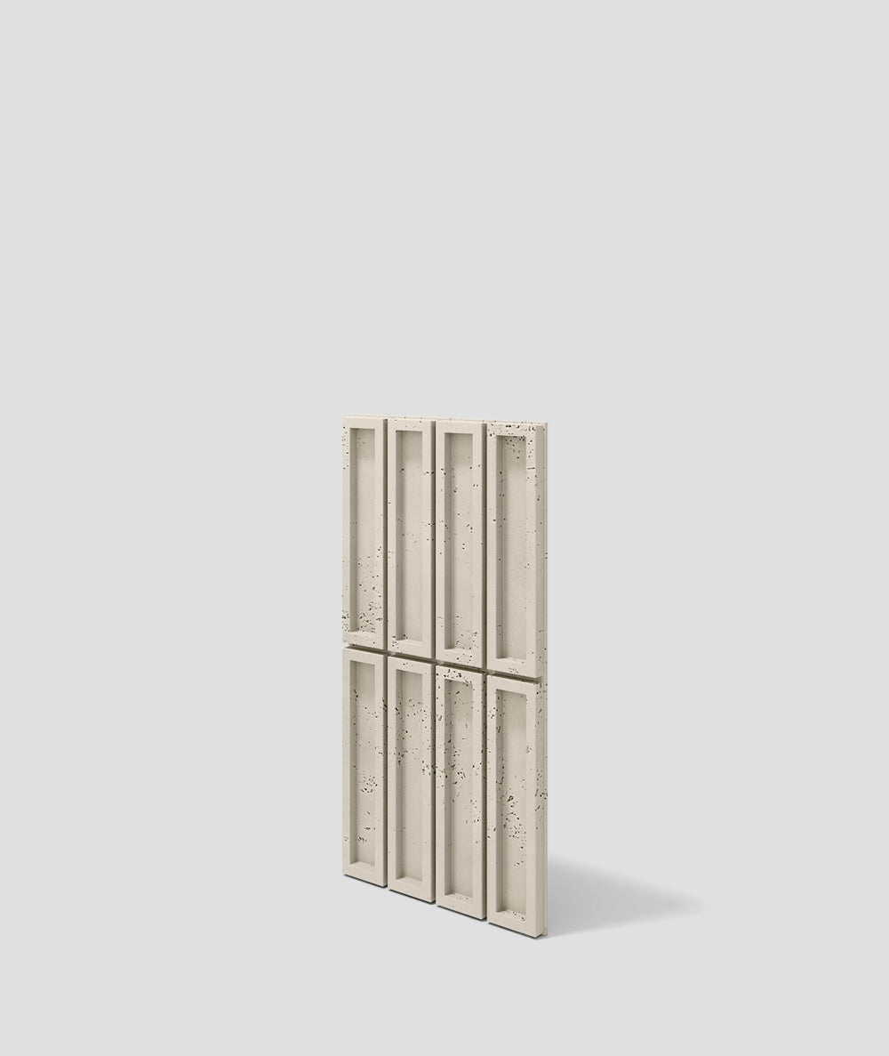 VT - PB51 (KS IVORY) – Jasny Panel Betonowy 3D Ivory do Minimalistycznych Aranżacji