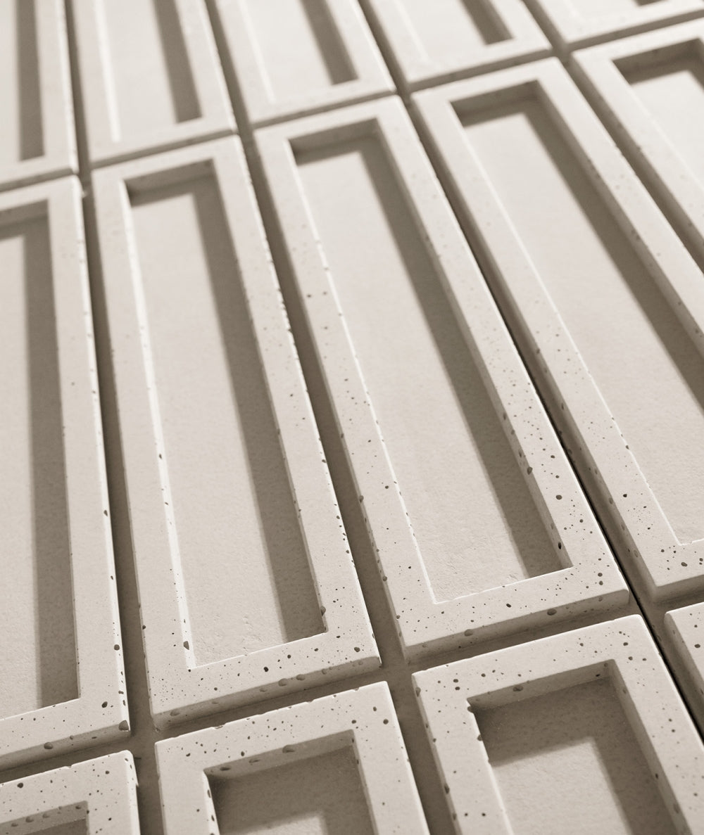 VT - PB51 (KS Kość słoniowa) CEGIEŁKA - Panel dekor 3D beton architektoniczny - elevante - Wall Decor