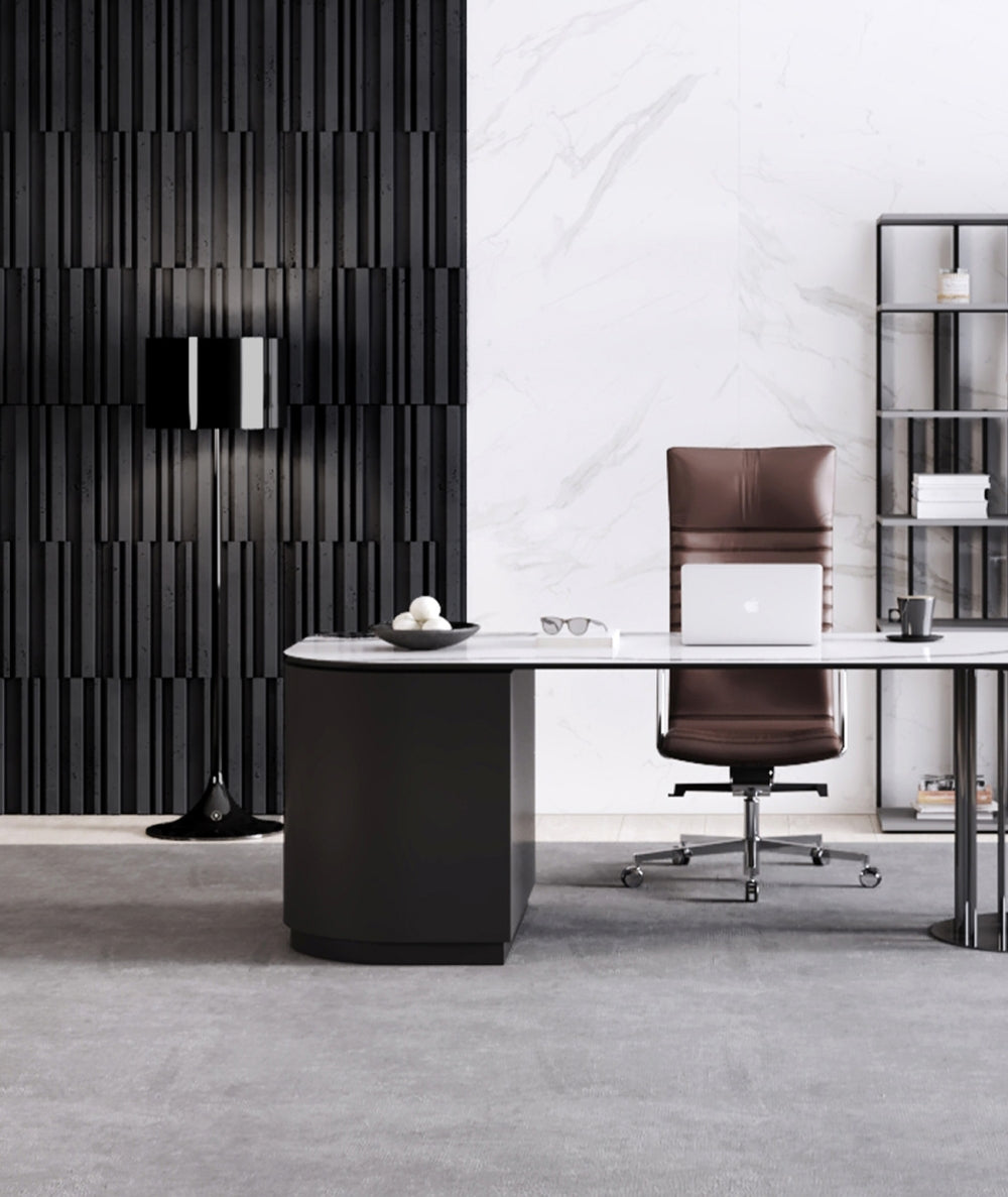 VT - PB42 (B15 Grafitowa czerń) LAMEL - Panel dekor 3D beton architektoniczny - elevante - Wall Decor