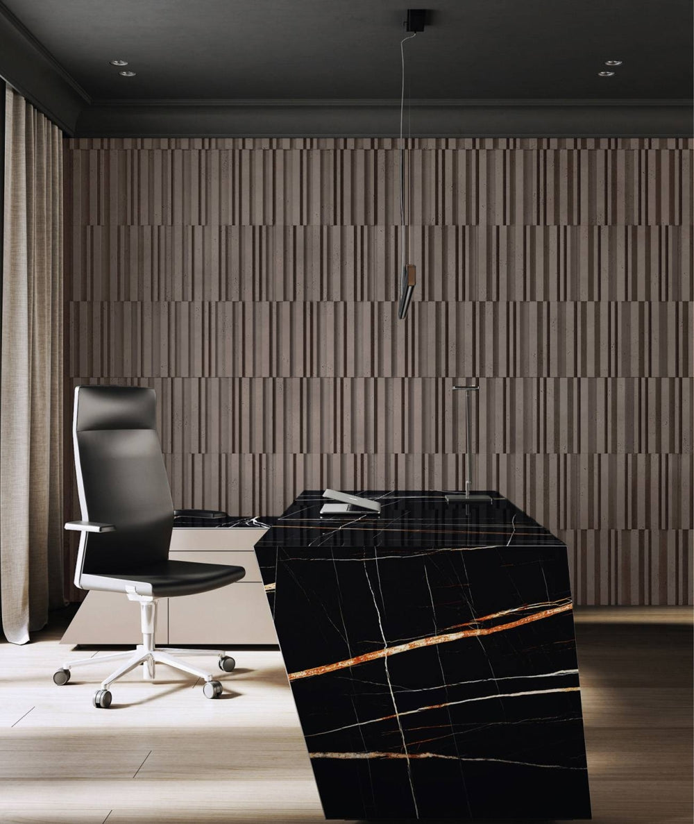 VT - PB42 (CL05 Delikatna trufla) LAMEL - Panel dekor 3D beton architektoniczny - elevante - Wall Decor