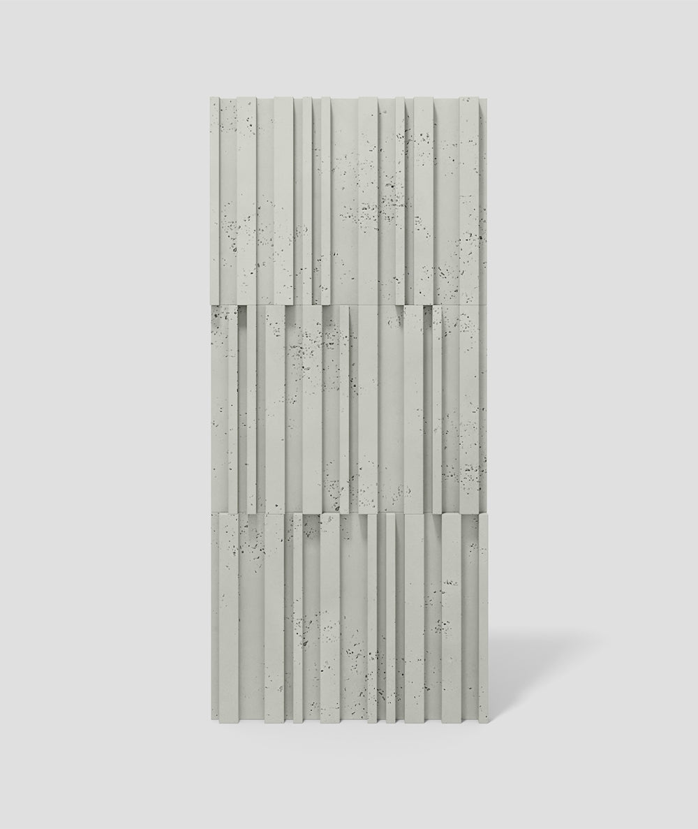 VT - PB42 (CL08 Pistacjowa biel) LAMEL - Panel dekor 3D beton architektoniczny - elevante - Wall Decor