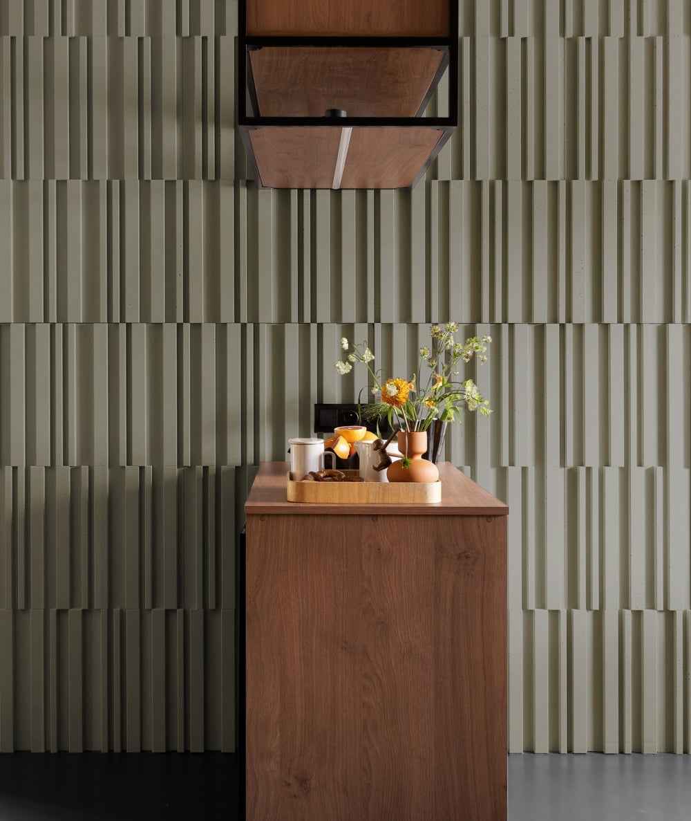 VT - PB42 (CL09 BASIL) – Zielony Panel Betonowy PB42 Basil do Wnętrz Premium