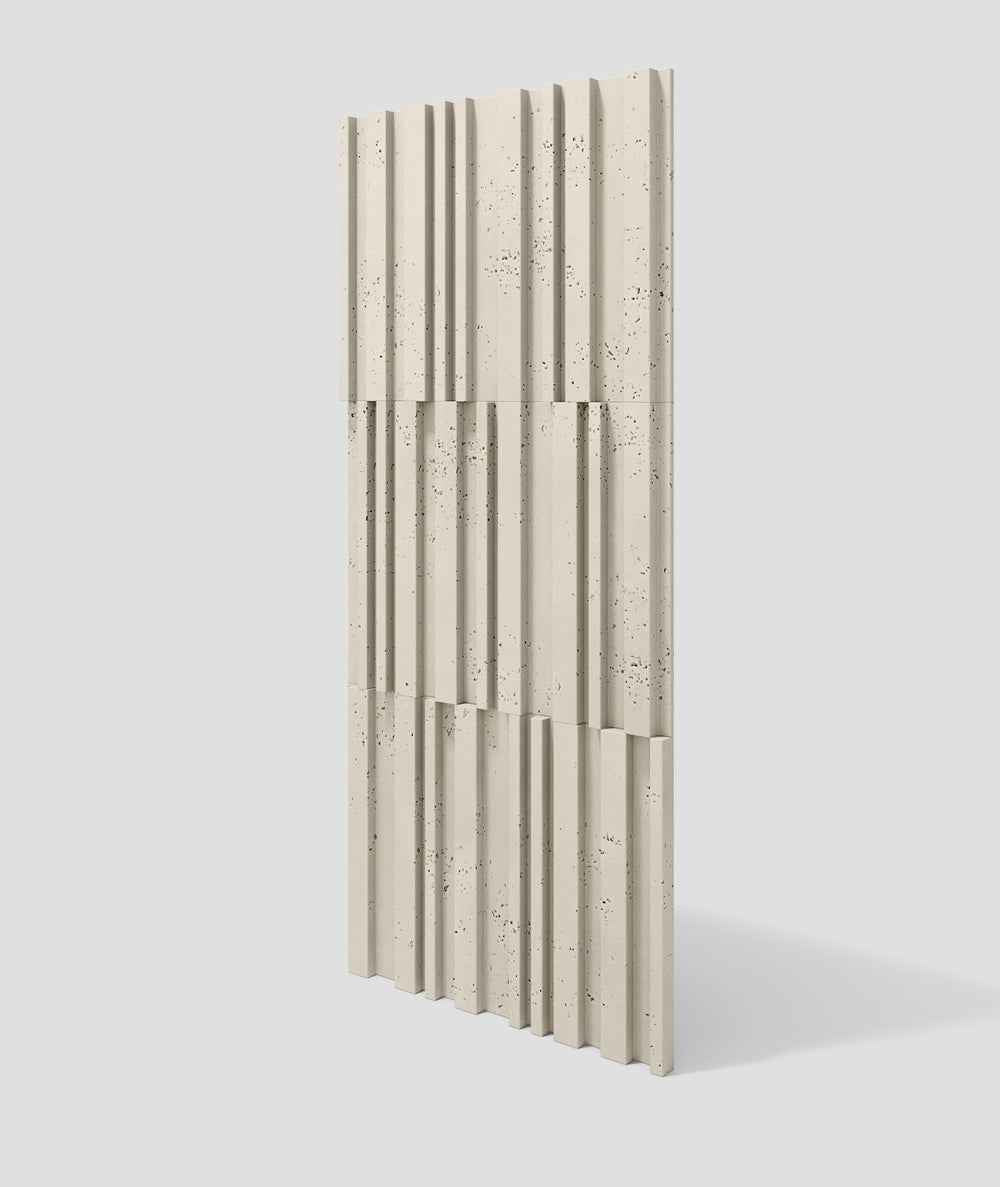 VT - PB42 (KS IVORY) – Kremowy Panel 3D PB42 Ivory do Stylowej Przestrzeni