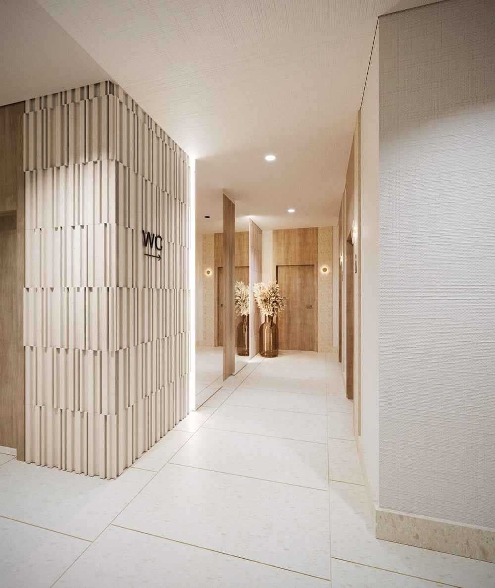 VT - PB42 (KS IVORY) – Kremowy Panel 3D PB42 Ivory do Stylowej Przestrzeni