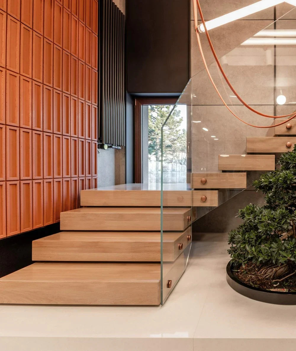 VT - PB51 (CL1 Ceglasta terakota) CEGIEŁKA - Panel dekor 3D beton architektoniczny - elevante - Wall Decor