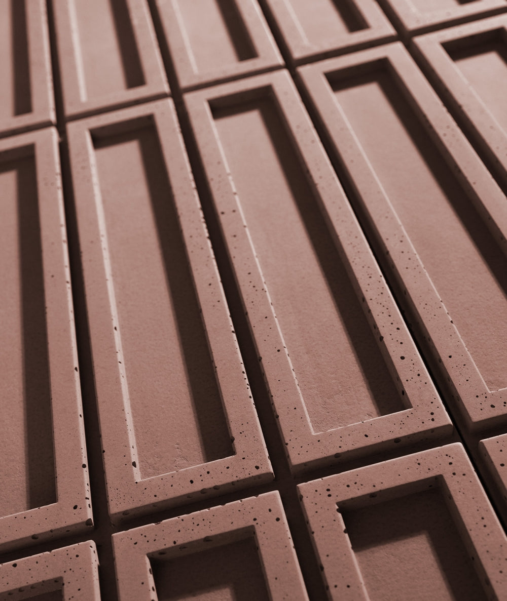 VT - PB51 (CL07 Jesienny cynamon) CEGIEŁKA - Panel dekor 3D beton architektoniczny - elevante - Wall Decor