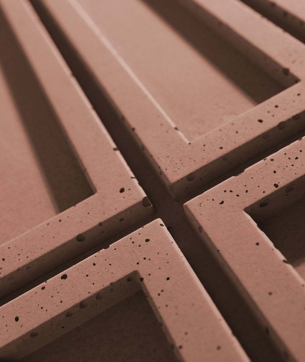 VT - PB51 (CL07 Jesienny cynamon) CEGIEŁKA - Panel dekor 3D beton architektoniczny - elevante - Wall Decor