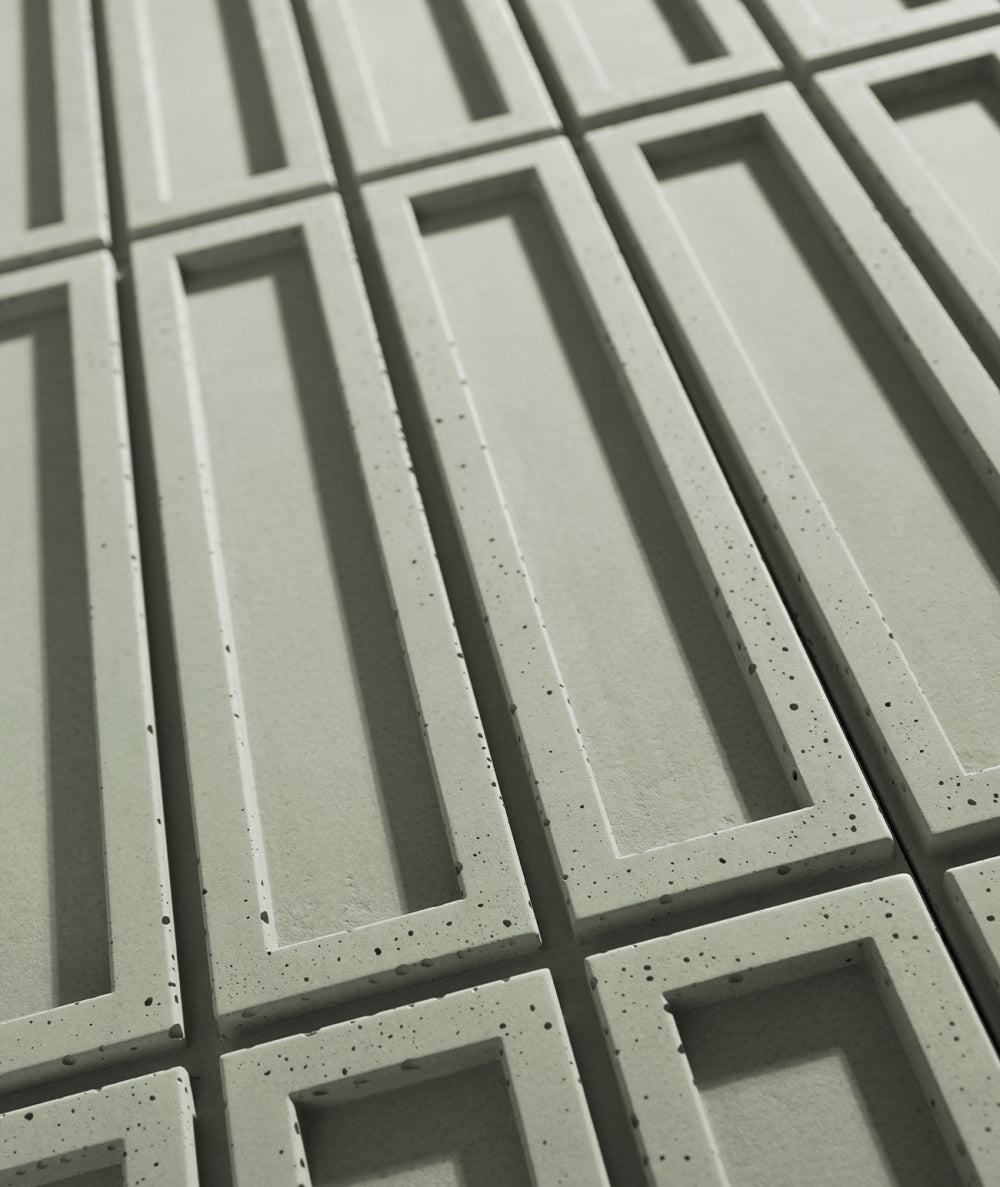 VT - PB51 (CL09 Pastelowa szałwia) CEGIEŁKA - Panel dekor 3D beton architektoniczny - elevante - Wall Decor