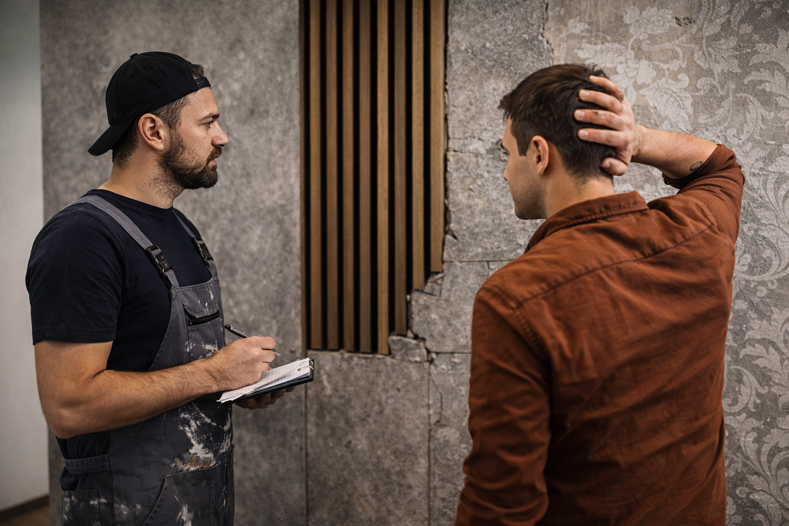Najczęstsze błędy przy montażu materiałów dekoracyjnych — lamele, beton, WPC