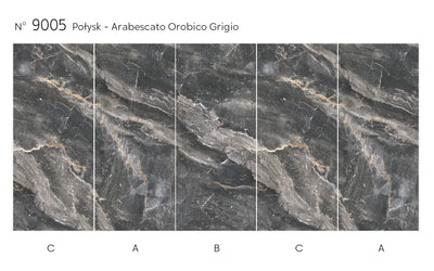 Panel ścienny z wzorem HD - Arabescato Orobico Grigio - elevante - Wall Decor