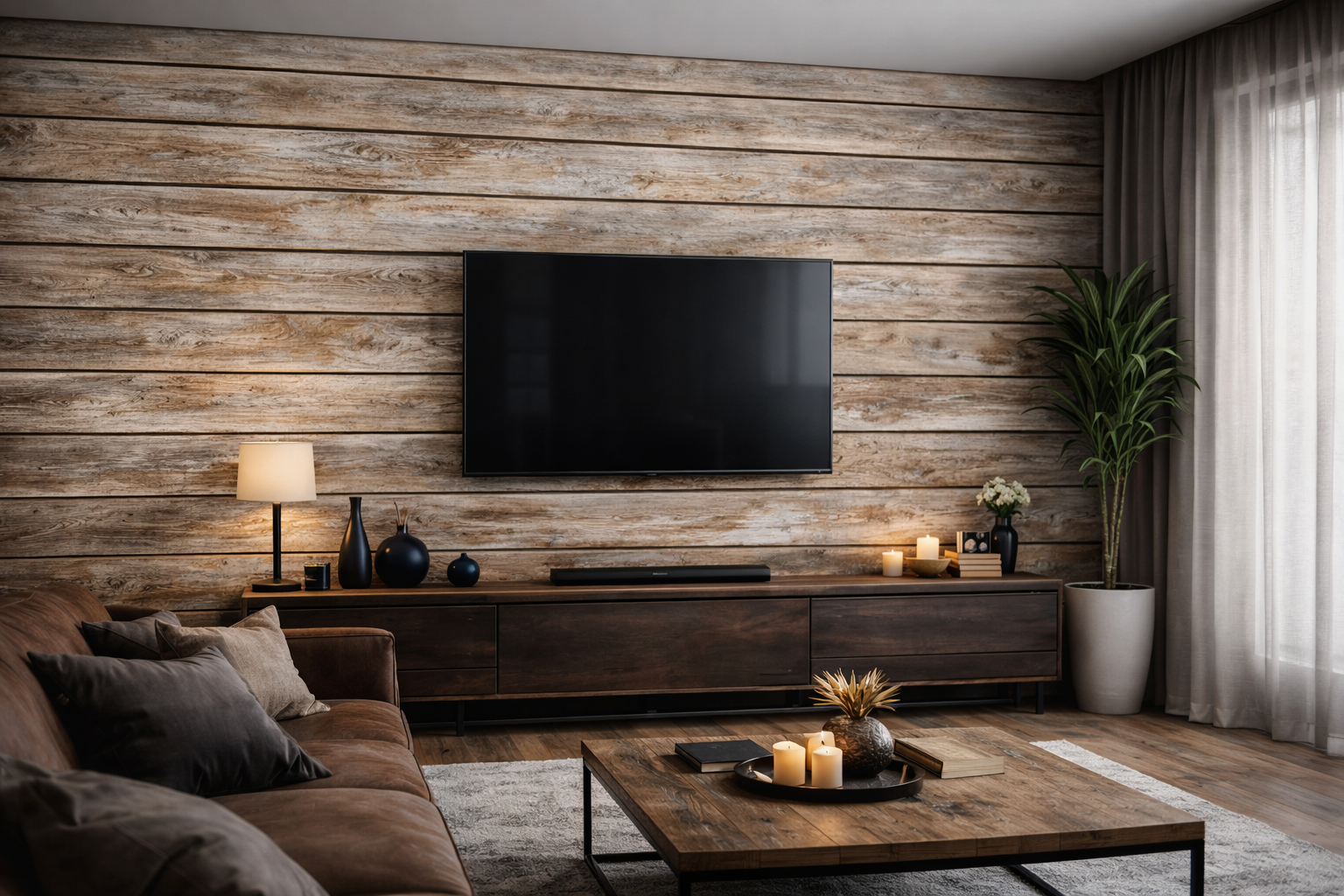 Rustykalna deska na ścianę Vintage Barn 6 - elevante - Wall Decor