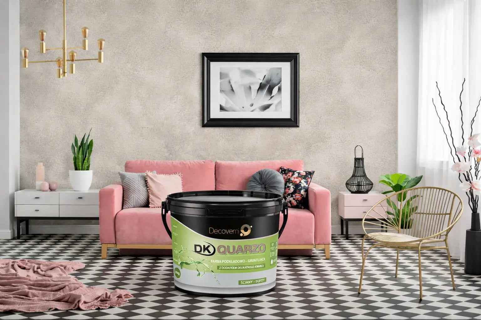 DK Quarzo Farba akrylowa podkładowo – gruntująca – wewnętrzna