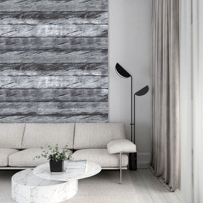 Rustykalna deska na ścianę Arktyczny Dąb 9 szaro czarna - elevante - Wall Decor