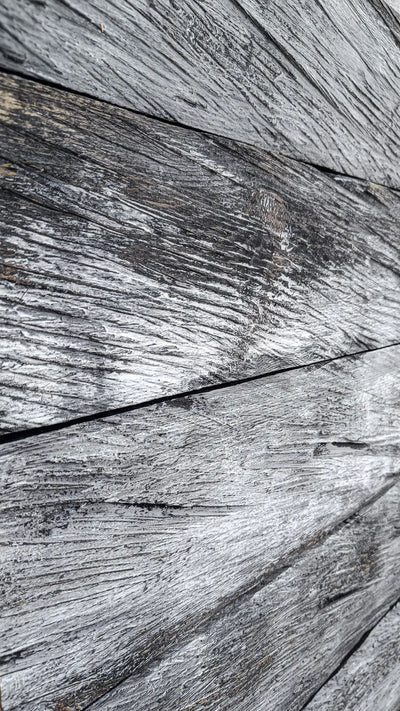 Rustykalna deska na ścianę Arktyczny Dąb 9 szaro czarna - elevante - Wall Decor