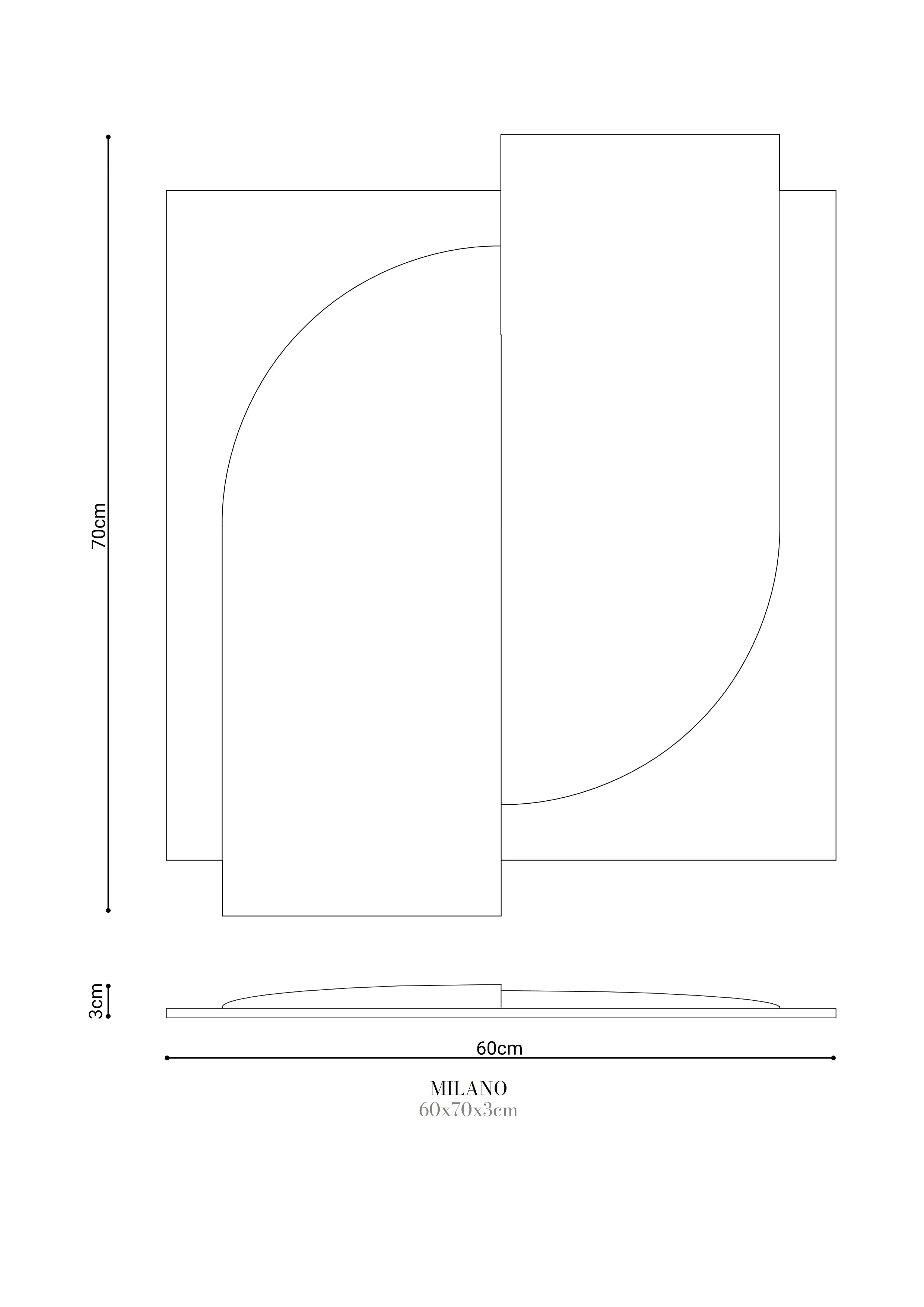 Panel ścienny MILANO - elevante - Wall Decor