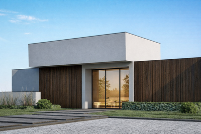 Lamel metalowy Ciemny dąb mat - elevante - Wall Decor