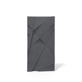VT – PB05 Geometric Cliff Black B15 – Designerska Ściana 3D w Kolorze Czarnym