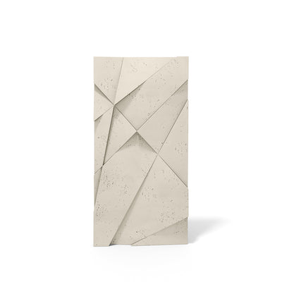 VT – PB05 Geometric Cliff IVORY KS – Panel z Betonu Architektonicznego 3D Ivory do Ściany Dekoracyjnej