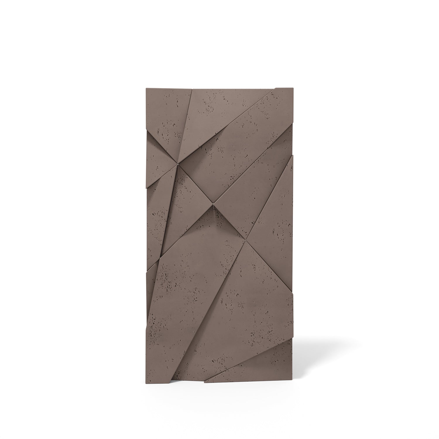 VT – PB05 Geometric Cliff MOCHA CL02 – Panel z Betonu Architektonicznego 3D Mocha do Stylowej Ściany Wnętrzarskiej
