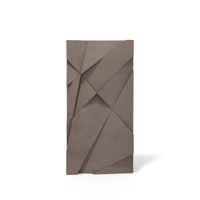 VT – PB05 Geometric Cliff MOCHA CL02 – Panel z Betonu Architektonicznego 3D Mocha do Stylowej Ściany Wnętrzarskiej