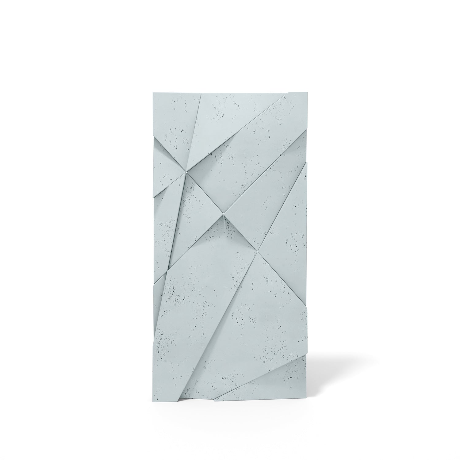 VT – PB05 Geometric Cliff AZURE CL06 – Panel z Betonu Architektonicznego 3D Azure do Nowoczesnych Wnętrz Premium