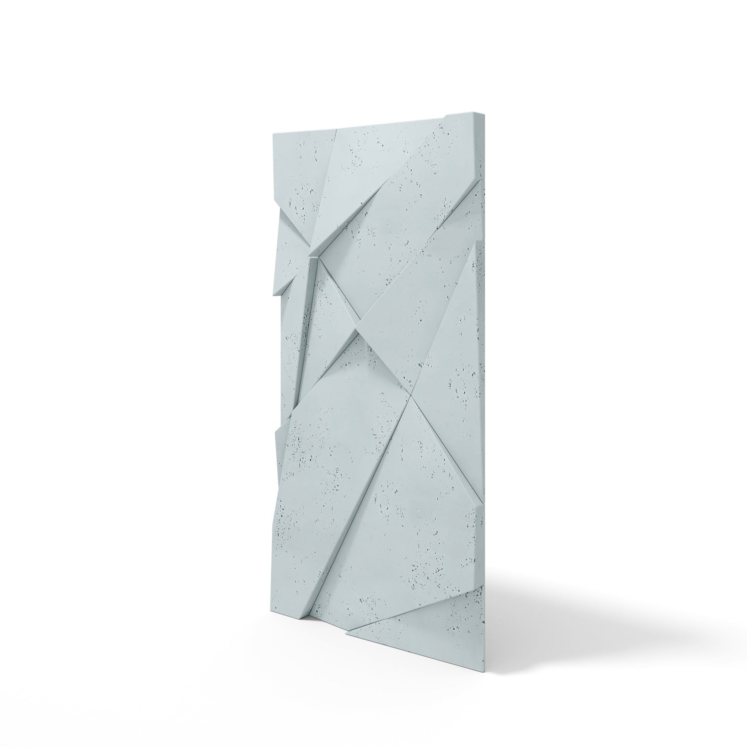 VT – PB05 Geometric Cliff AZURE CL06 – Panel z Betonu Architektonicznego 3D Azure do Nowoczesnych Wnętrz Premium