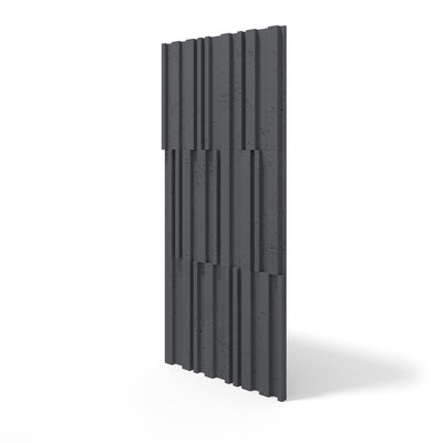 VT - PB42 (B15 BLACK) – Czarny Panel Betonowy PB42 Black do Designerskiej Przestrzeni