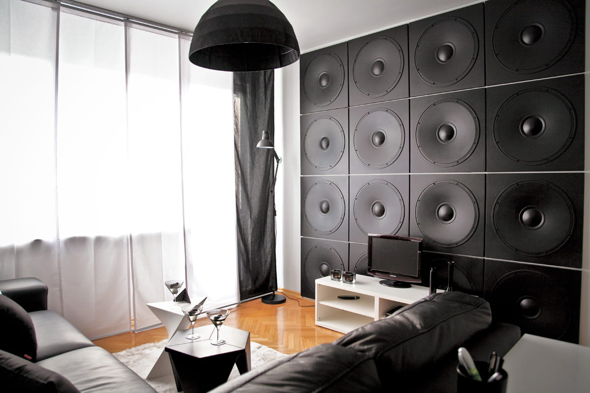 Panel dekoracyjny gipsowy Model 11 Speakers - elevante - Wall Decor