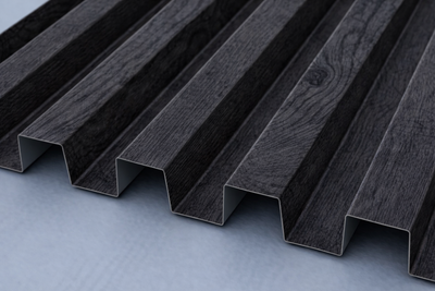 Lamel metalowy Dąb grafitowy "multigross" - elevante - Wall Decor