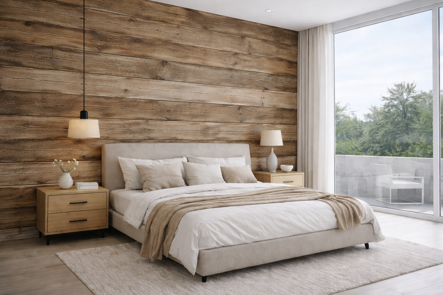 Rustykalna deska na ścianę Vintage Barn 6 - elevante - Wall Decor