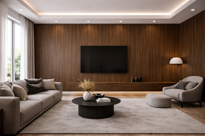 Panel ścienny WPC z wzorem HD – Orzech Porto 8034 - elevante - Wall Decor