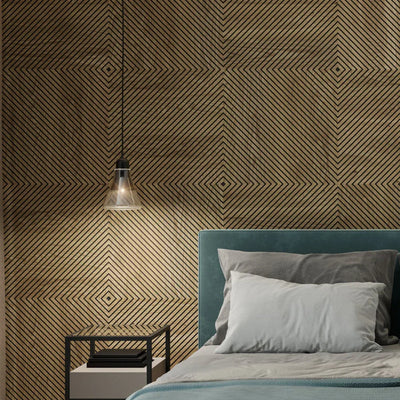 PANEL FREZOWANY - BREKKA - LAMELE3D - elevante - Wall Decor