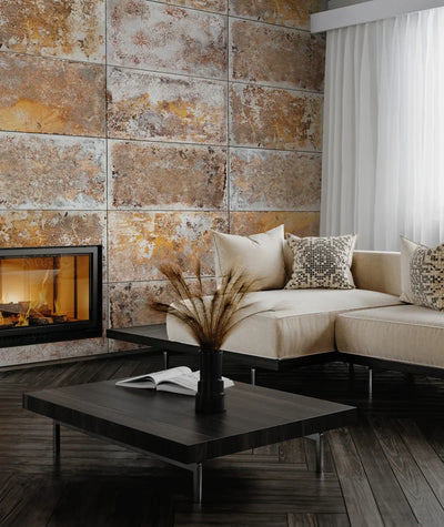 DS - (biały corten) - płyta beton architektoniczny ultralekka - elevante - Wall Decor