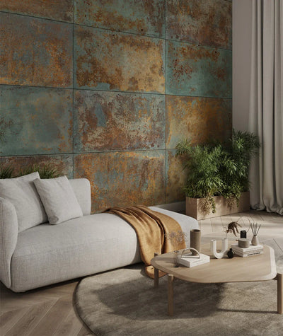 DS - (corten patyna jasna) - płyta beton architektoniczny ultralekka - elevante - Wall Decor