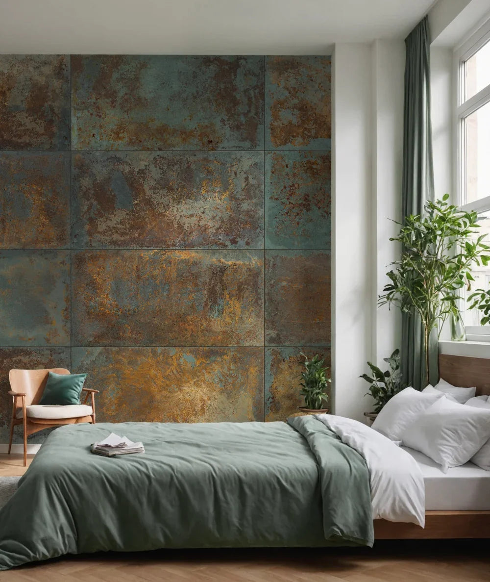 DS - (corten patyna jasna) - płyta beton architektoniczny ultralekka - elevante - Wall Decor