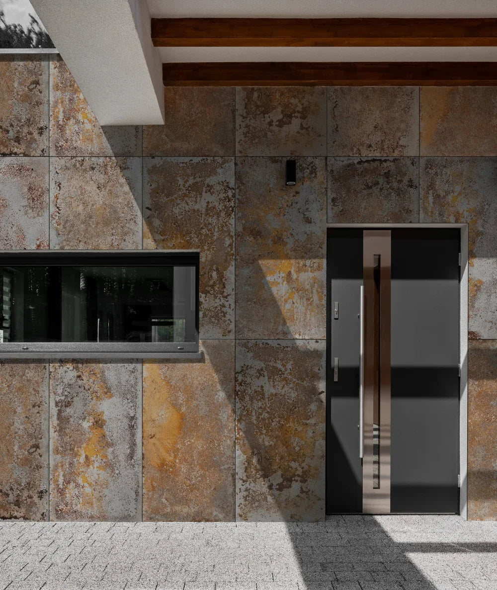 DS - (szary corten) - Płyta beton architektoniczny ultralekka - elevante - Wall Decor