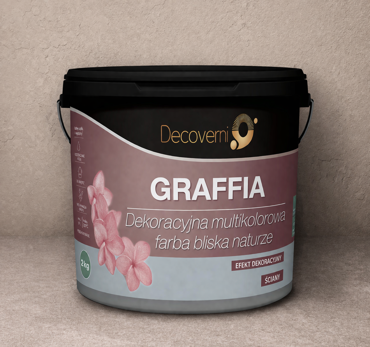 Graffia Bliska naturze  Dekoracyjna multikolorowa farba
